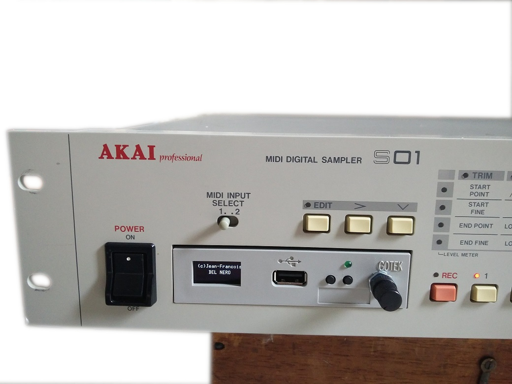 Floppy Drive Emulator USB for AKAI s-1000 s-1100 Sampler incl Sound Disks 3000 