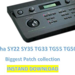 Yamaha SY22 SY35 TG33 TG55 TG500 – Biggest Sound Patch Library