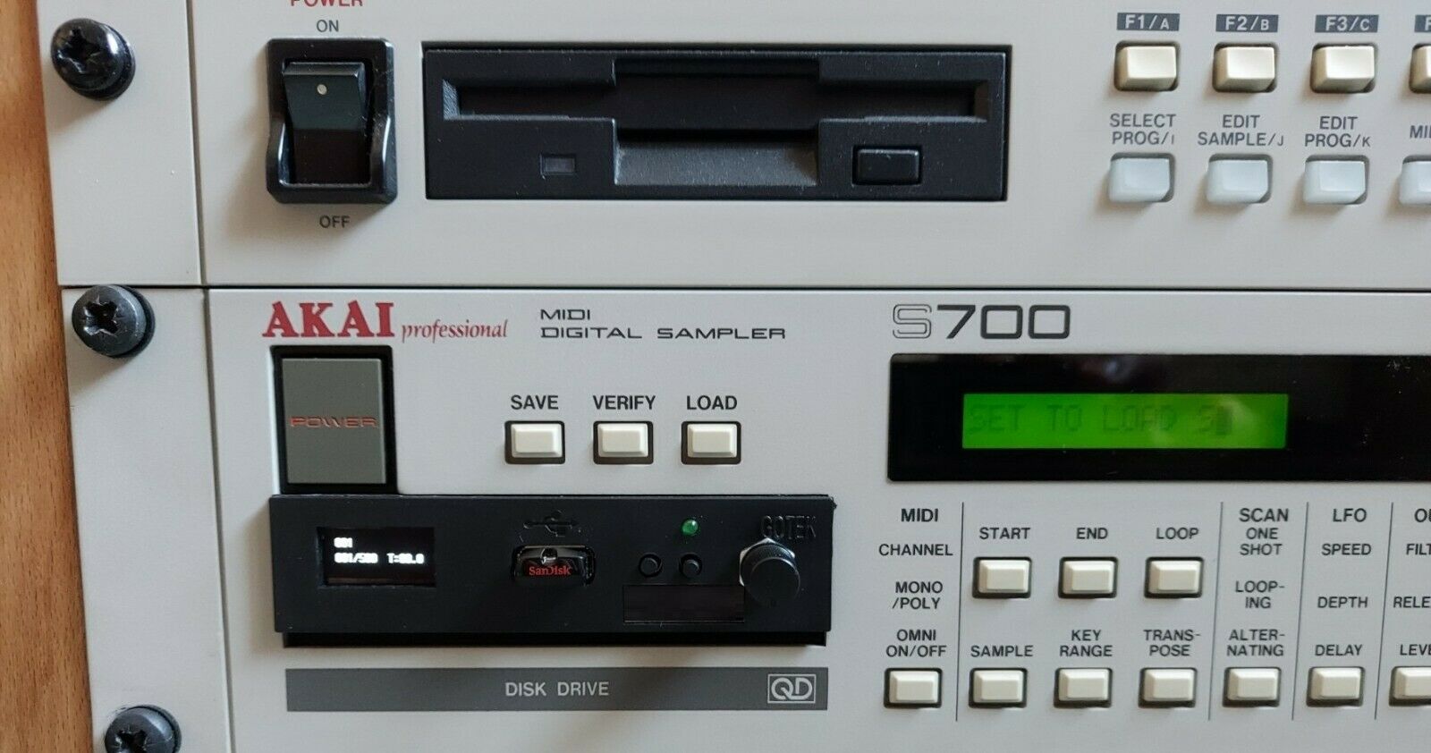 USB Floppy Emulator with 2160 Disks for AKAI x7000 s700 quickdisk USB QD s-700 