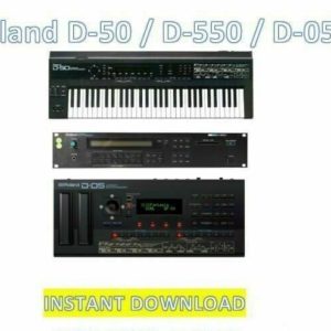 Roland D-50 D-550 D05 – Sound Patches + Cards / Banks Syx Collection – DOWNL0AD