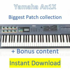 Yamaha An1X – Biggest Patches Sound Banks Syx, An1 And .mid – Instant Download