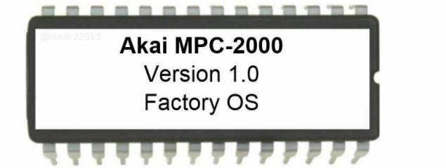 Akai Akai Mpc 2000 Sampler Boat Rescue Firmware ROM 1.0 Eprom Kit 