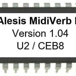 Alesis Alesis Midiverb 3 Version 1.01 Firmware Update OS Upgrade Eprom pour III M3 