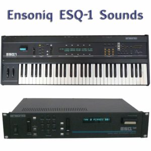 Ensoniq ESQ-1 and ESQ-M – 3600+ Patches Sound (.Syx) – Instant Download