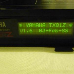 Yamaha TX81z – Version 1.6 Update Upgrade OS Firmware TX-81z [Download]